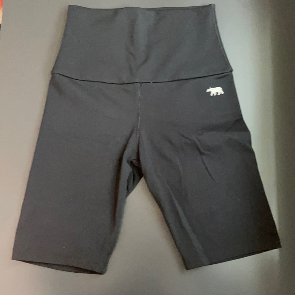 Running bare bike shorts